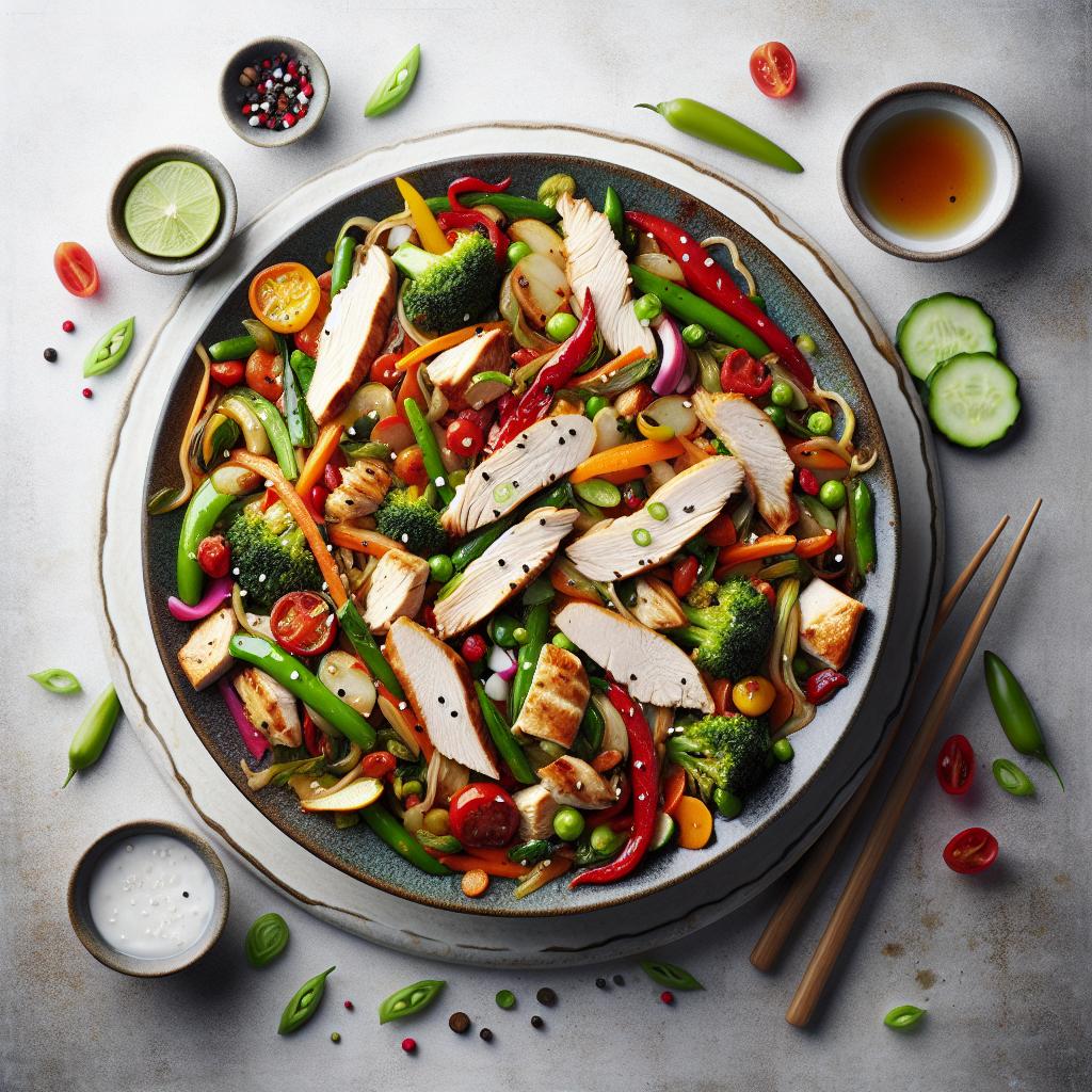 Savory Turkey and Vegetable Stir Fry: A Colorful Delight