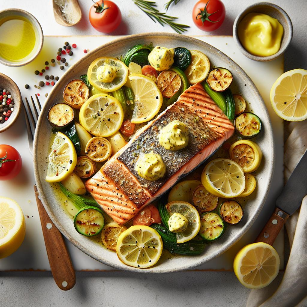 Zesty Baked Salmon with Lemon Butter: A Flavorful Delight