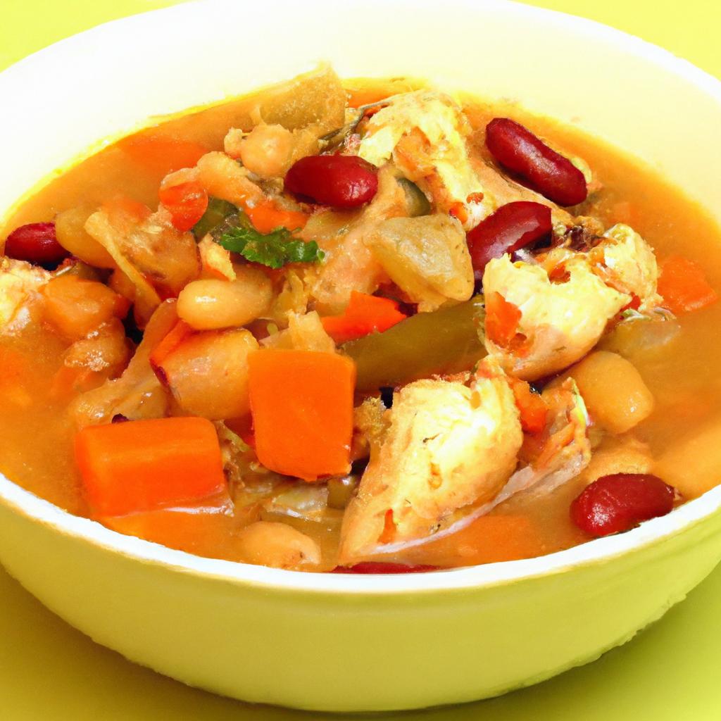 Hearty Chicken and Bean Soup: A Nutritious Comfort Classic