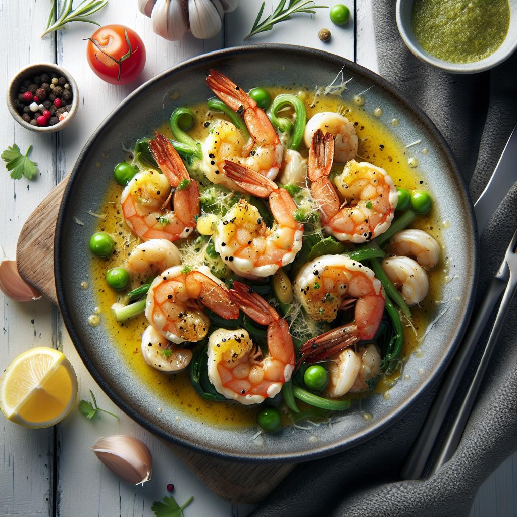 Indulge in Creamy Garlic Butter Shrimp: A Flavorful Delight