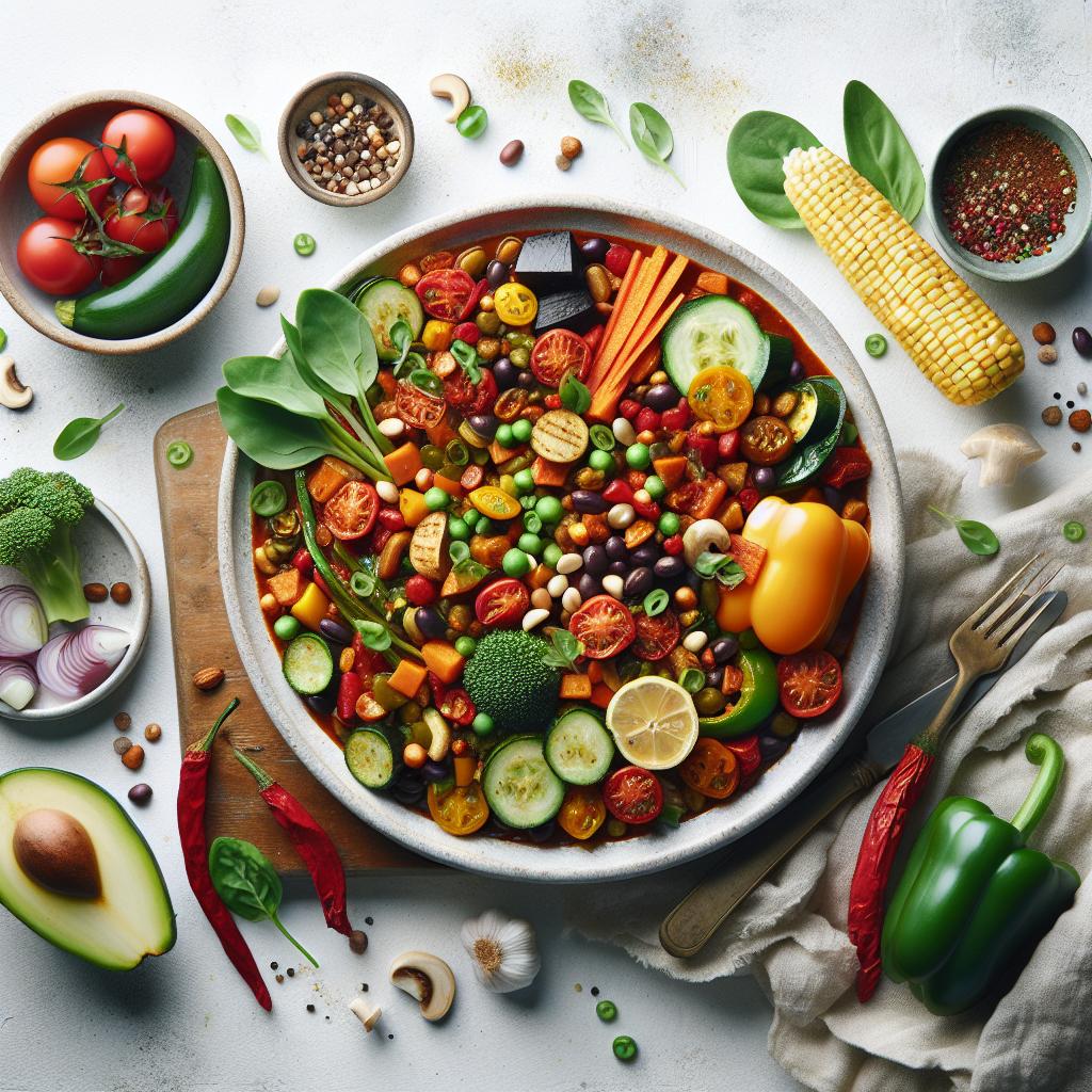 Hearty Roasted Vegetable Chili: A Flavorful Plant-Powered Feast