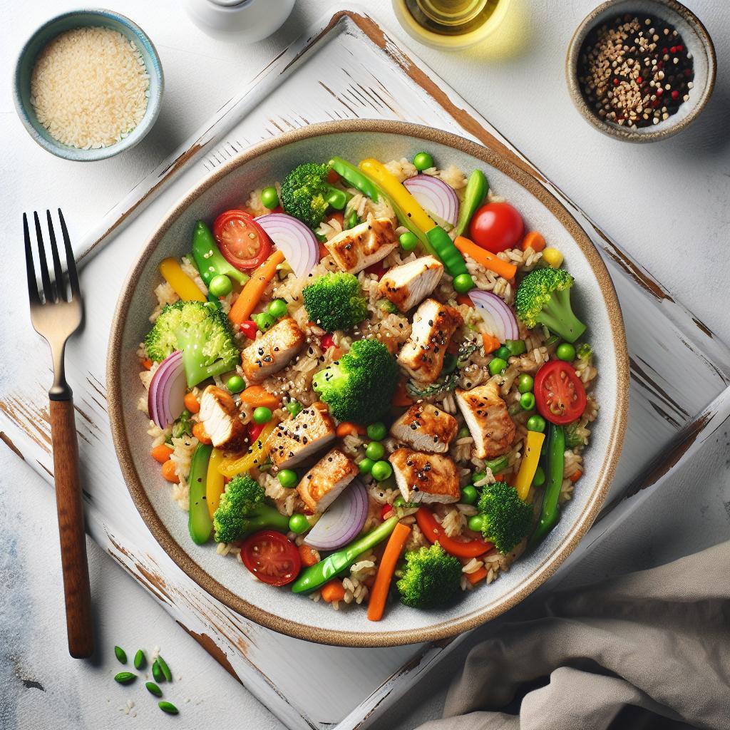 Savor the Flavor: Chicken Fried Rice with Fresh Veggies Recipe