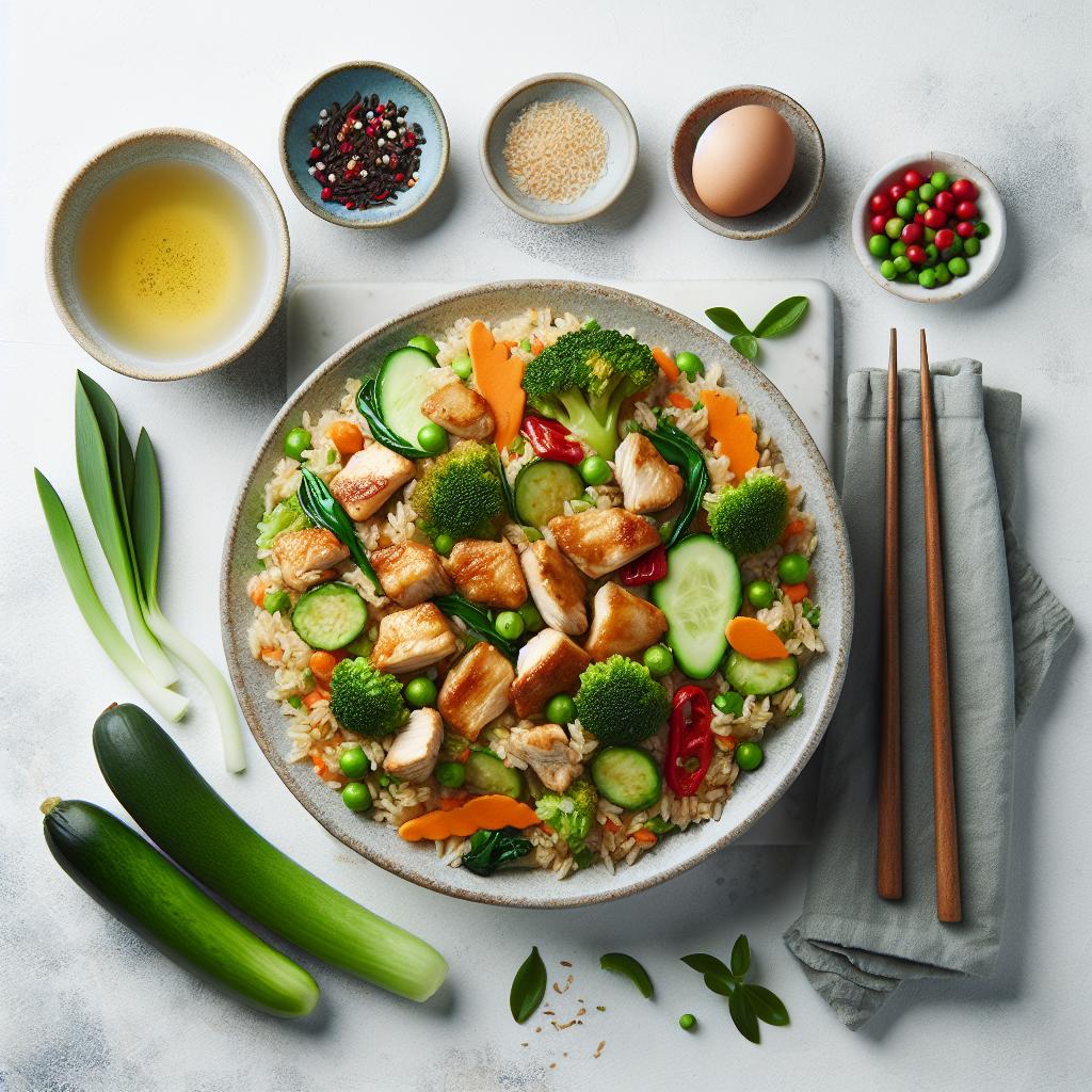 Savor the Flavor: Chicken Fried Rice with Fresh Veggies