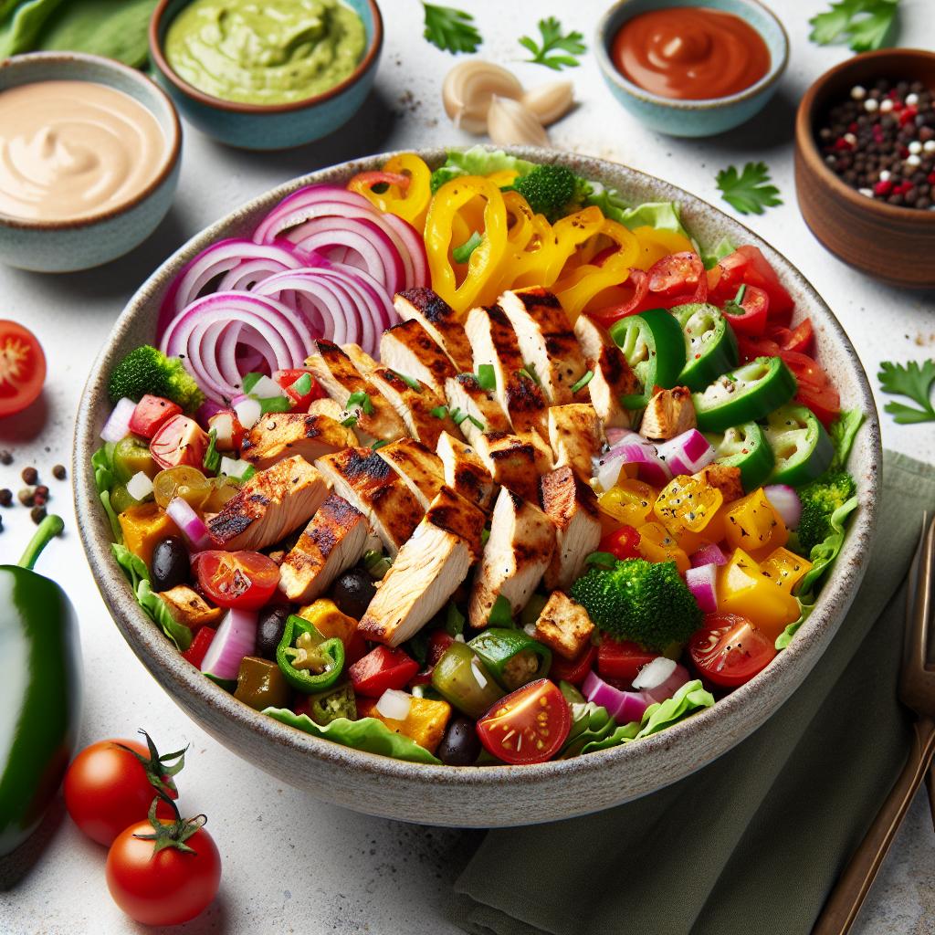 Flavor-Packed Chicken Fajita Bowls: A Colorful Twist