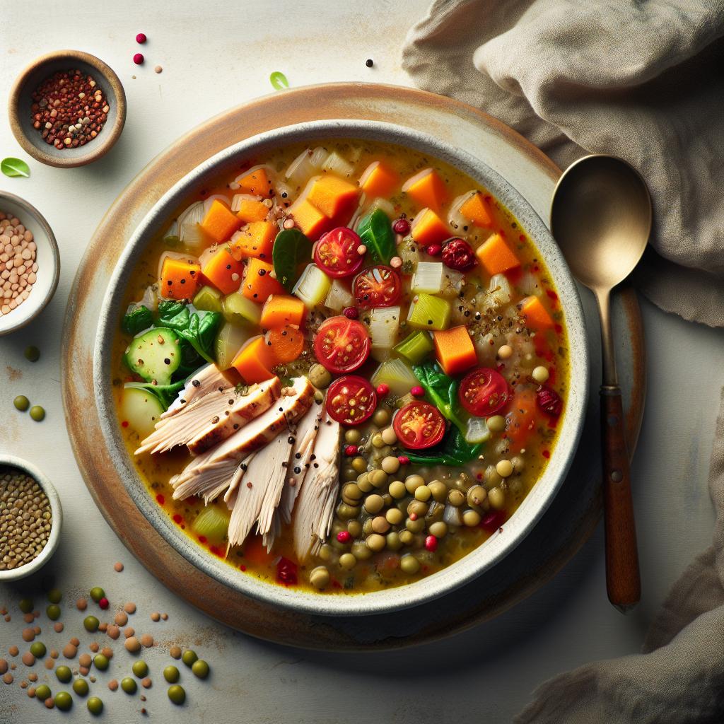 Hearty Turkey and Lentil Soup: A Nourishing Flavor Fusion