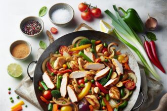 Sizzling Turkey and Vegetable Stir Fry: A Colorful Feast