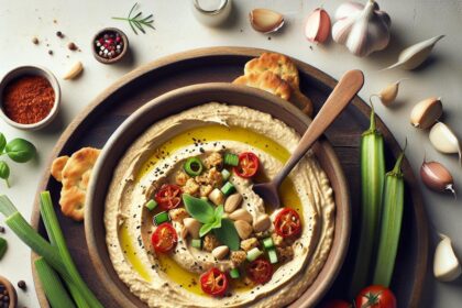 Roasted Garlic Hummus Dip: A Creamy Twist on Classic Flavor