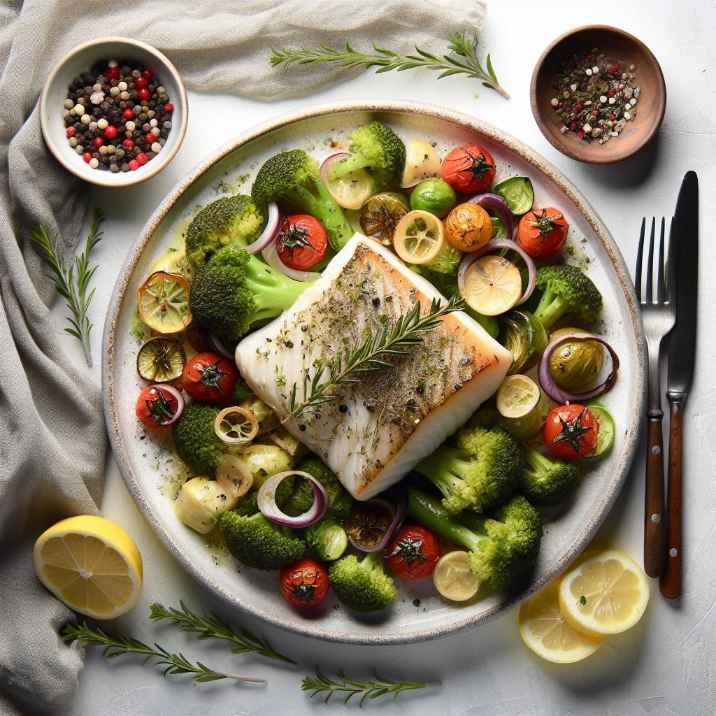 Herb-Kissed Baked Halibut: A Flavorful Ocean Delight