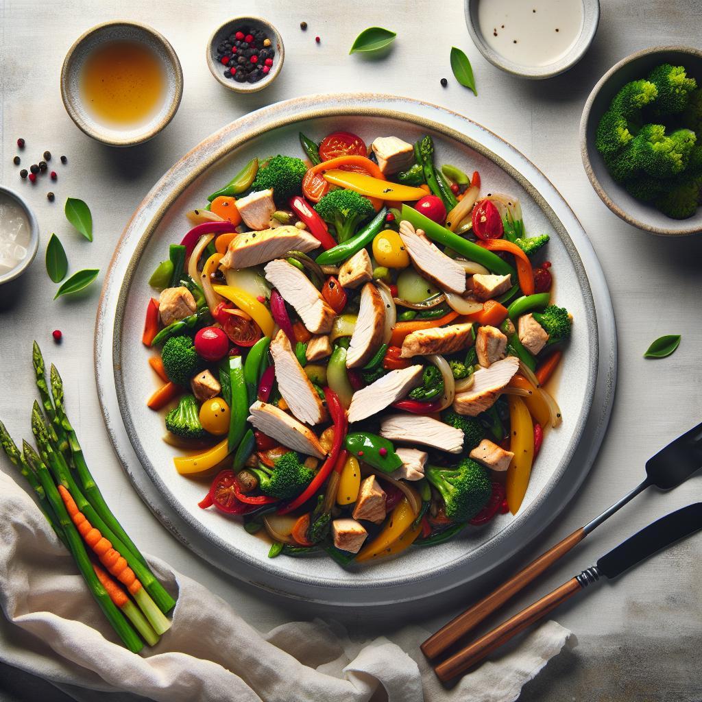 Savory Turkey and Vegetable Stir Fry: A Colorful Delight