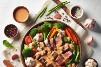 Decadent Creamy Garlic Beef: A Savory Delight to Savor