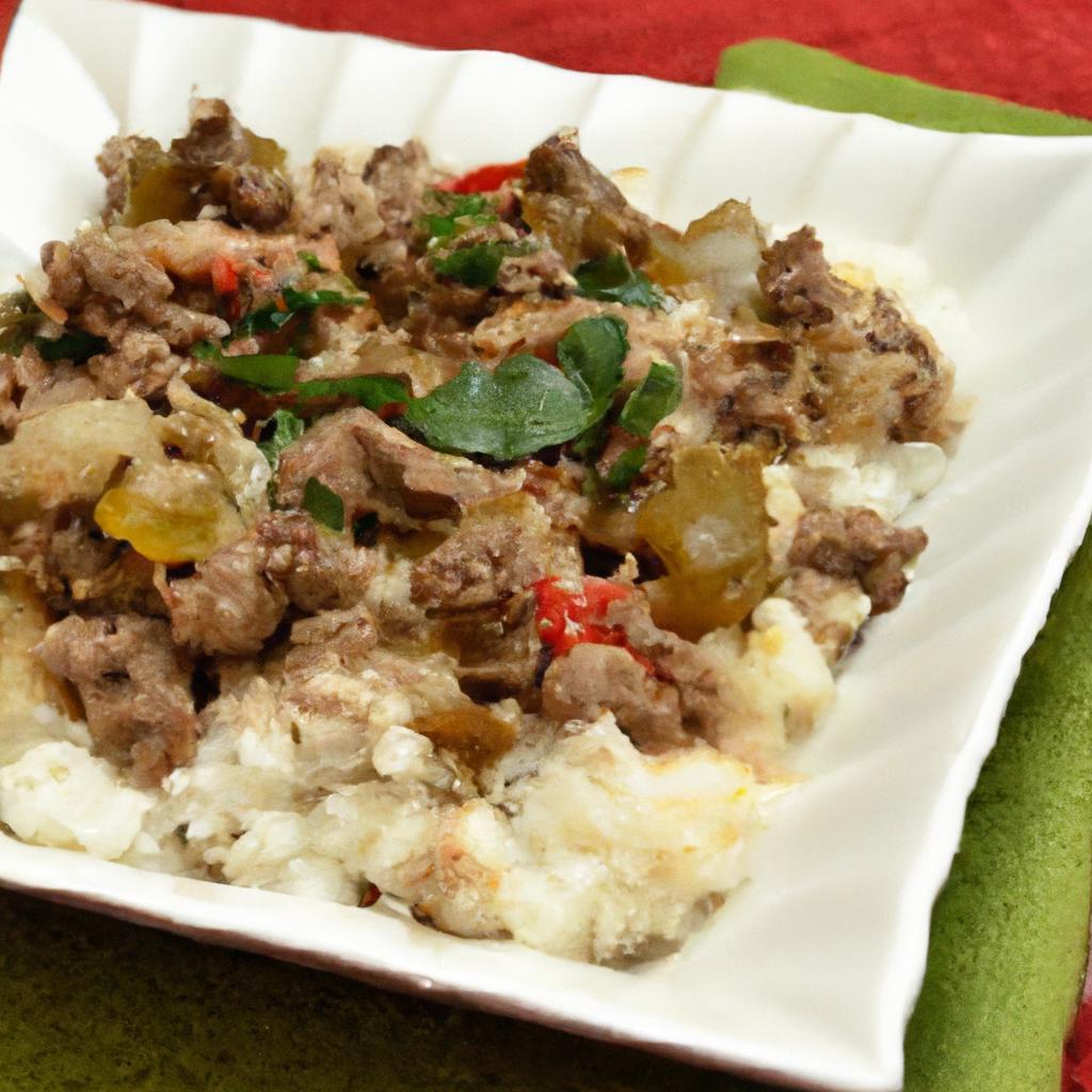 Hearty Beef and Rice Casserole: Comfort in Every Bite