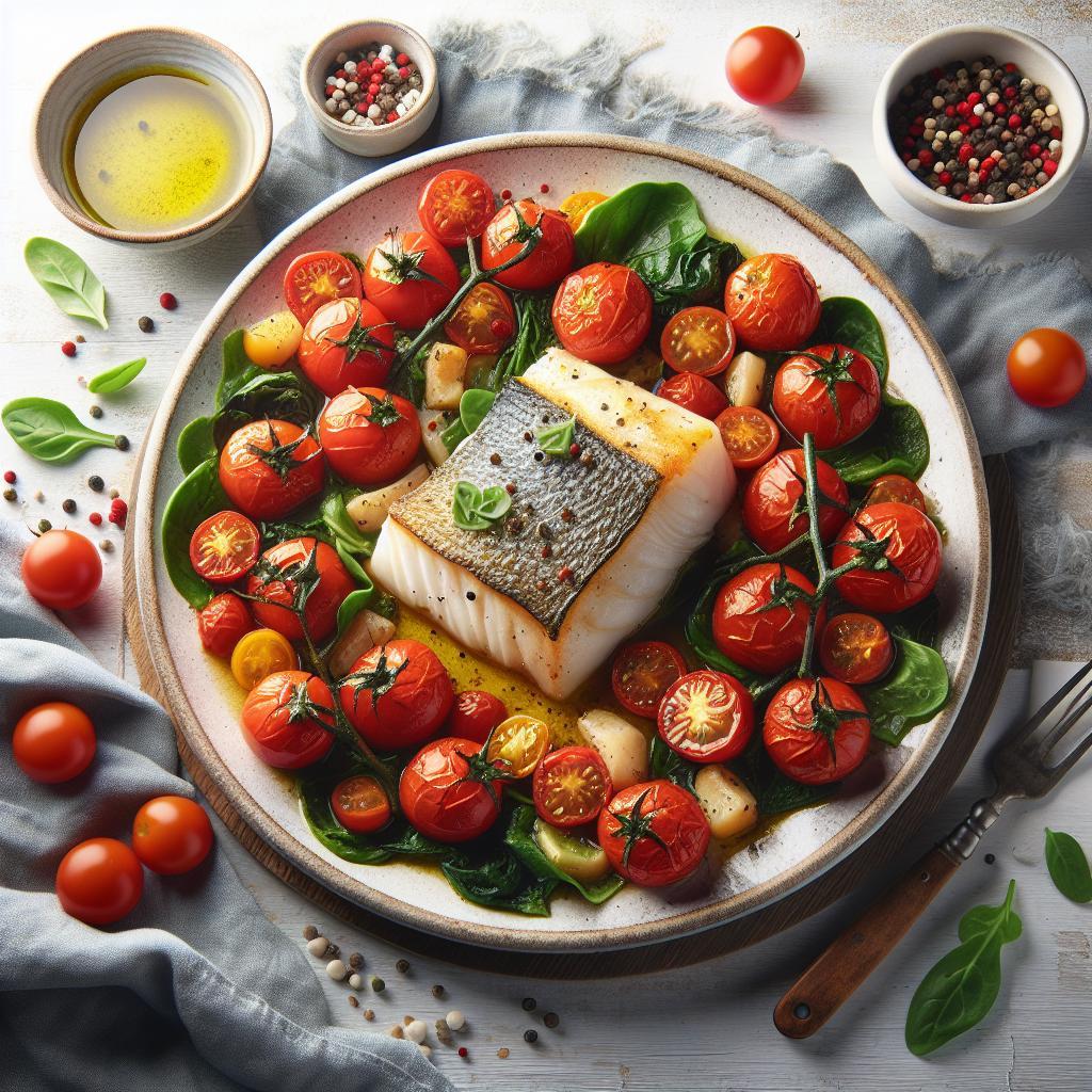 Savor the Flavor: Baked Cod with Juicy Tomatoes Recipe