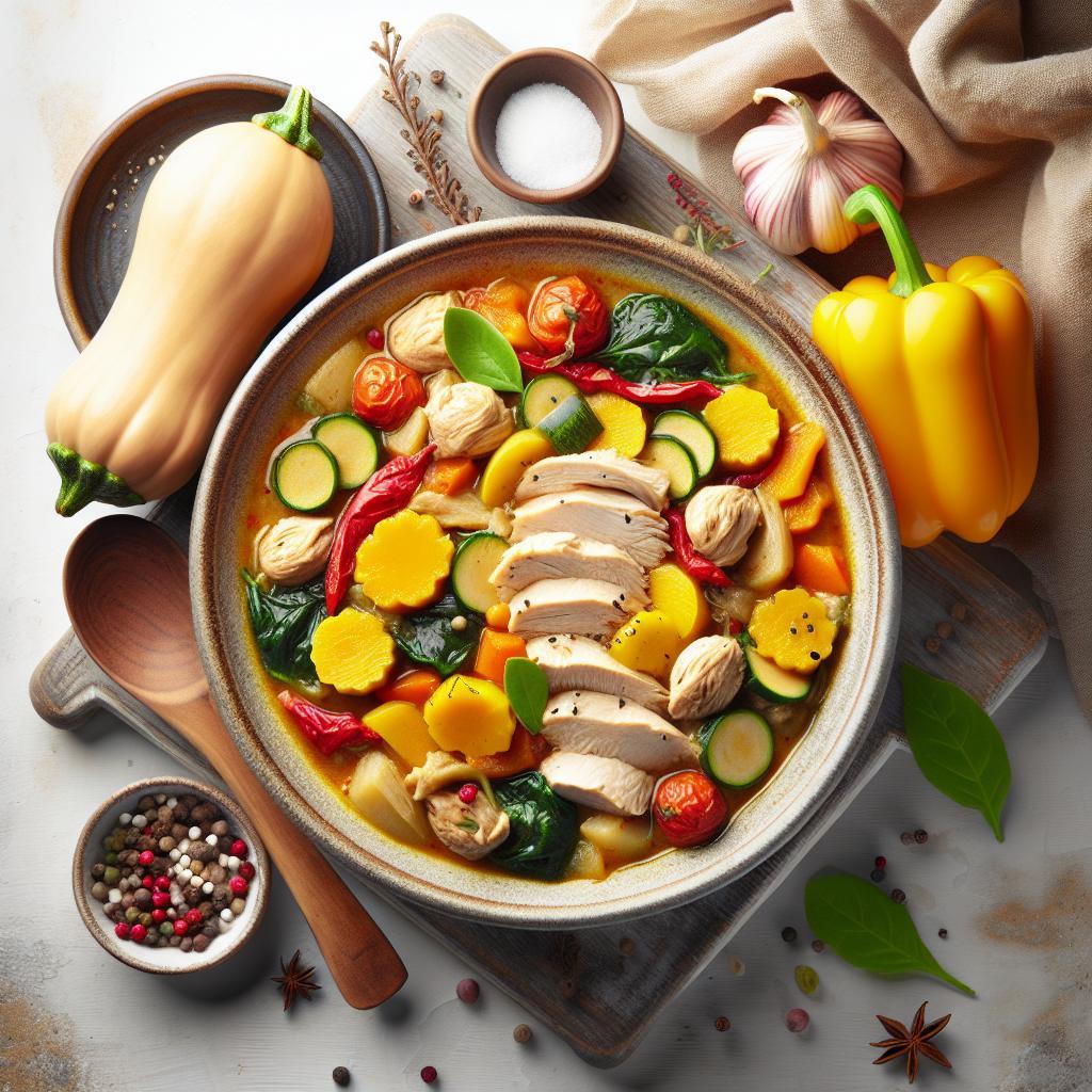Savor the Flavor: Turkey and Squash Stew Delight