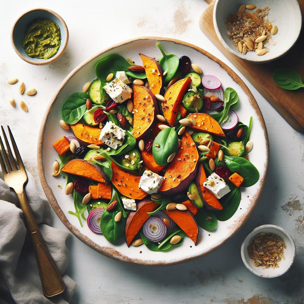 Harvest Bliss: The Ultimate Roasted Sweet Potato Salad Recipe