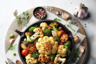 Unlock Bold Flavors: Roasted Cauliflower with Garlic Magic