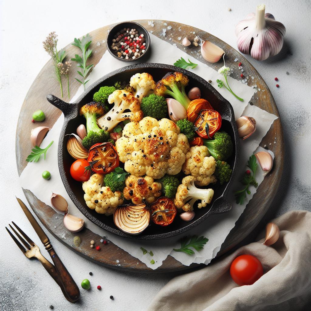 Unlock Bold Flavors: Roasted Cauliflower with Garlic Magic