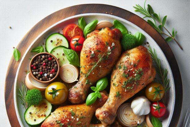 Herb-Infused Baked Chicken Drumsticks: A Flavorful Delight
