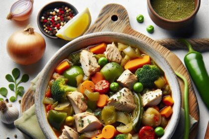 Hearty Chicken and Vegetable Stew: A Wholesome Comfort Bowl