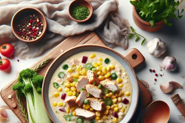 Cozy Up with Creamy Chicken and Corn Chowder Delights