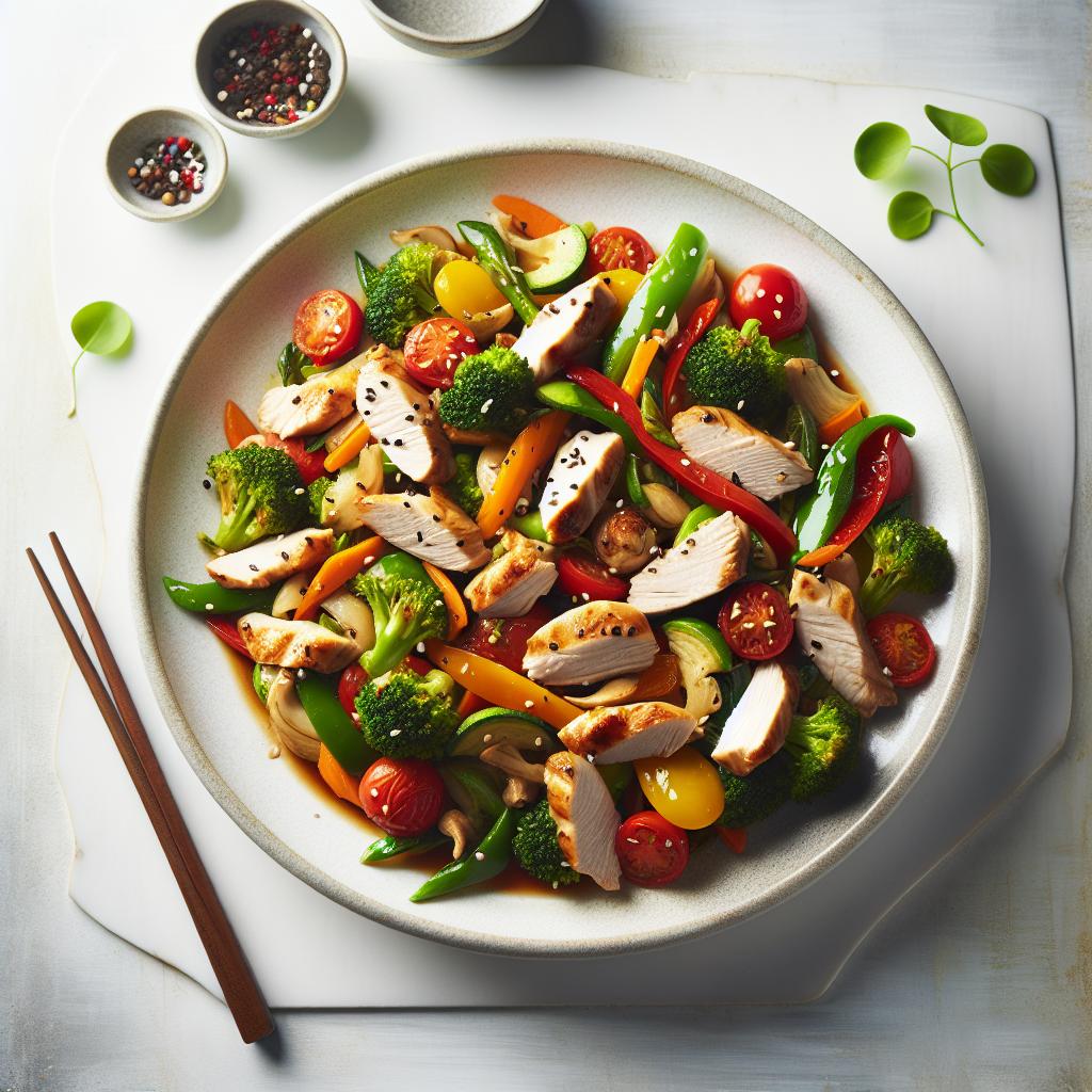 Sizzle Up Dinner: Turkey and Vegetable Stir Fry Delight