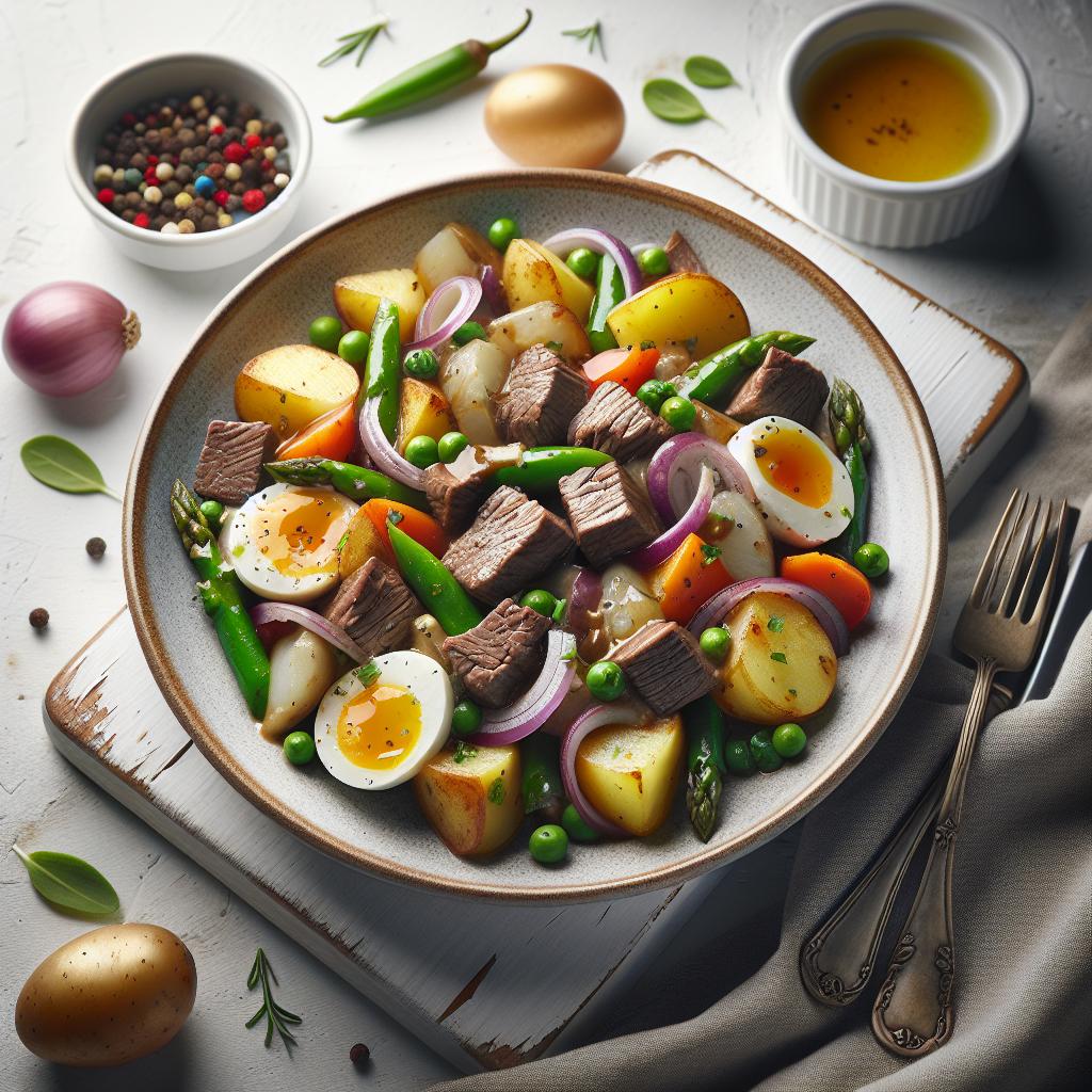 Savor the Classic Comfort: Beef and Potato Hash Delight