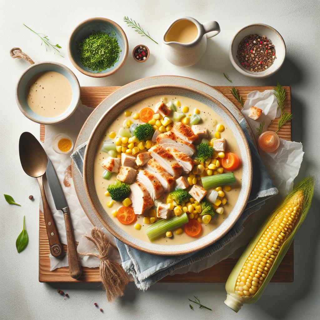 Cozy Up with Creamy Chicken and Corn Chowder Delights