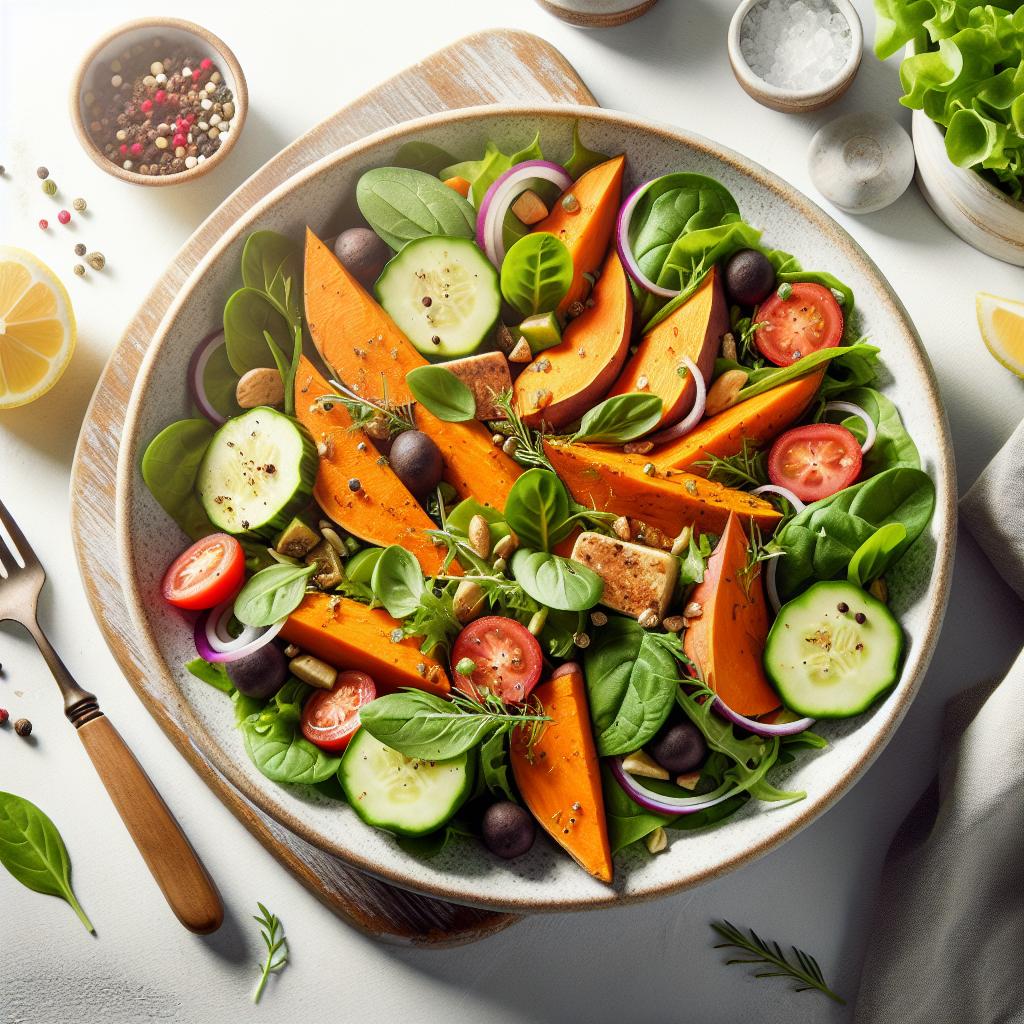 Harvest Bliss: The Ultimate Roasted Sweet Potato Salad Recipe