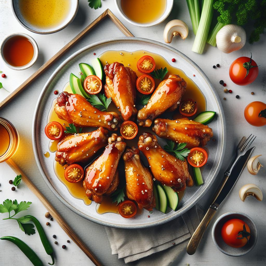 Sweet & Savory: Perfect Baked Chicken Wings with Honey Glaze