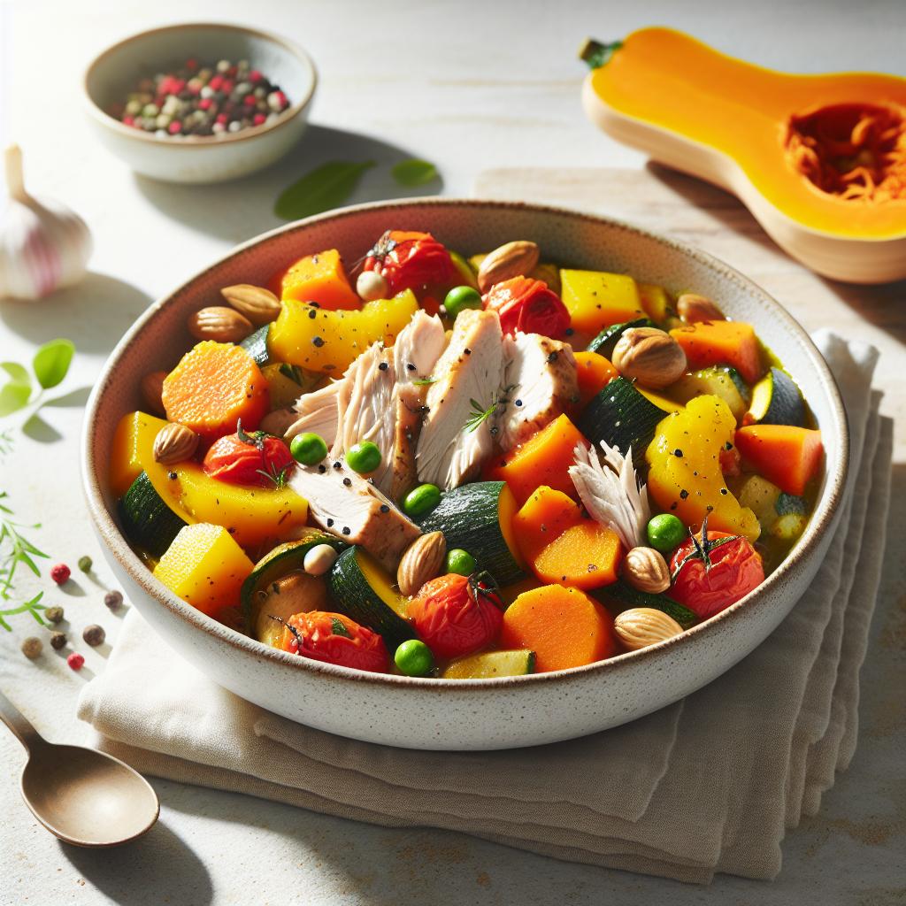 Savor the Flavor: Turkey and Squash Stew Delight