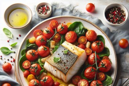 Savor the Flavor: Baked Cod with Juicy Tomatoes Recipe