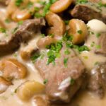 Savory Creamy Garlic Beef: A Flavorful Dinner Delight
