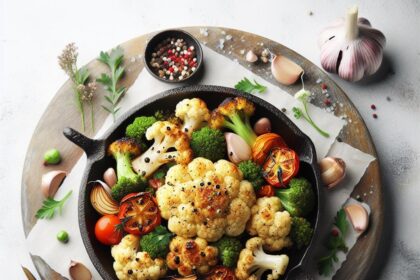 Unlock Bold Flavors: Roasted Cauliflower with Garlic Magic