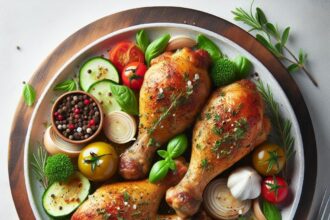 Herb-Infused Baked Chicken Drumsticks: A Flavorful Delight