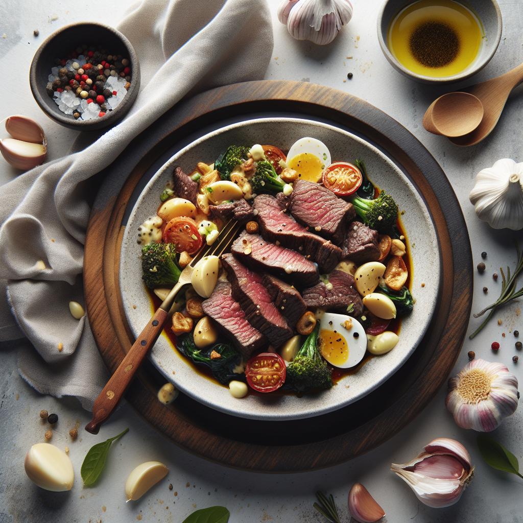 Savory Creamy Garlic Beef: A Flavorful Dinner Delight